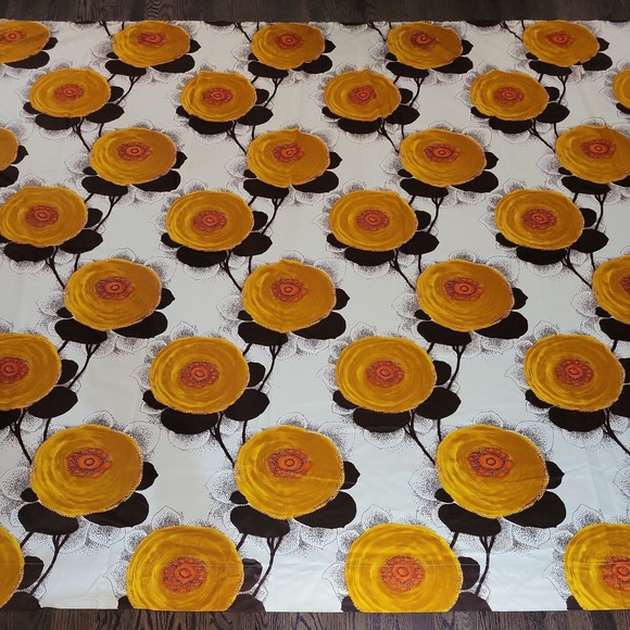 dekoplus Other - VINTAGE Mid Century Modern Retro 134" L 92" H Curtain Panel Fabric Dekoplus